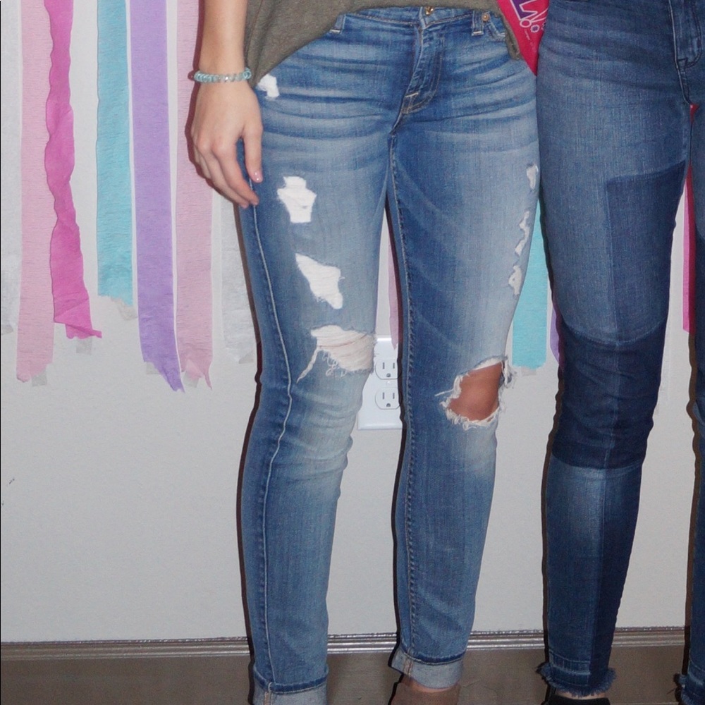 7 for all mankind skinny jeans